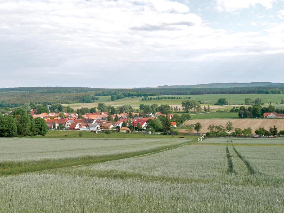 Pension Gruenes Herz Tonndorf Bagian luar foto