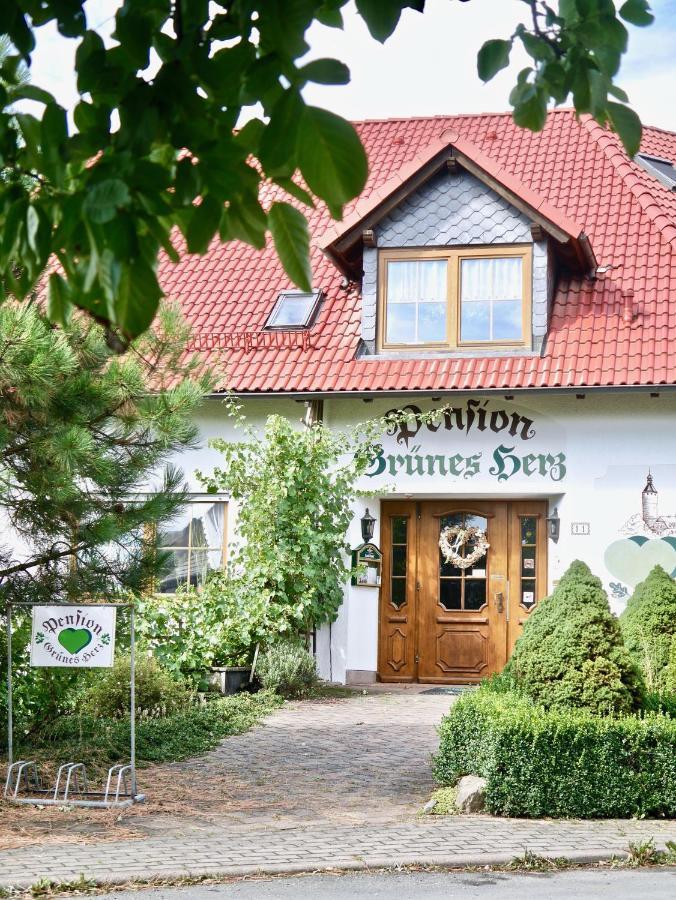 Pension Gruenes Herz Tonndorf Bagian luar foto